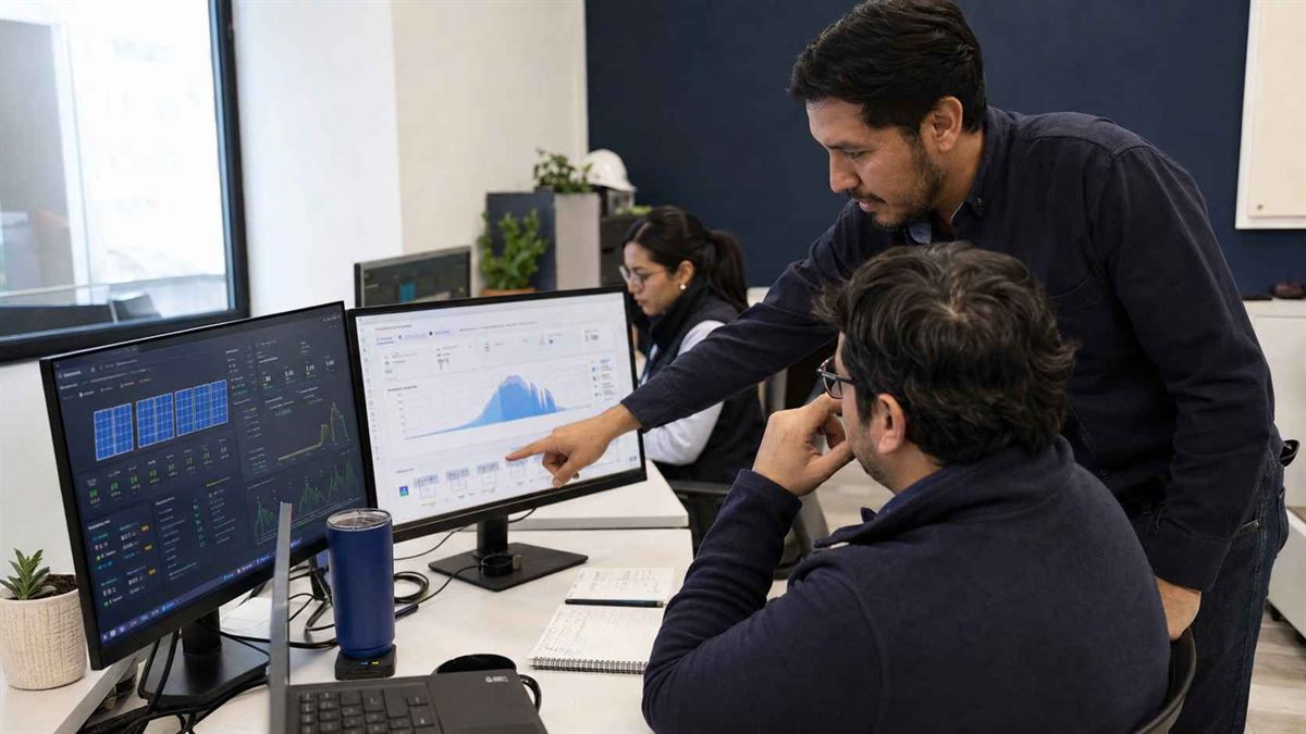 Integración y control de sistema solar fotovoltaico