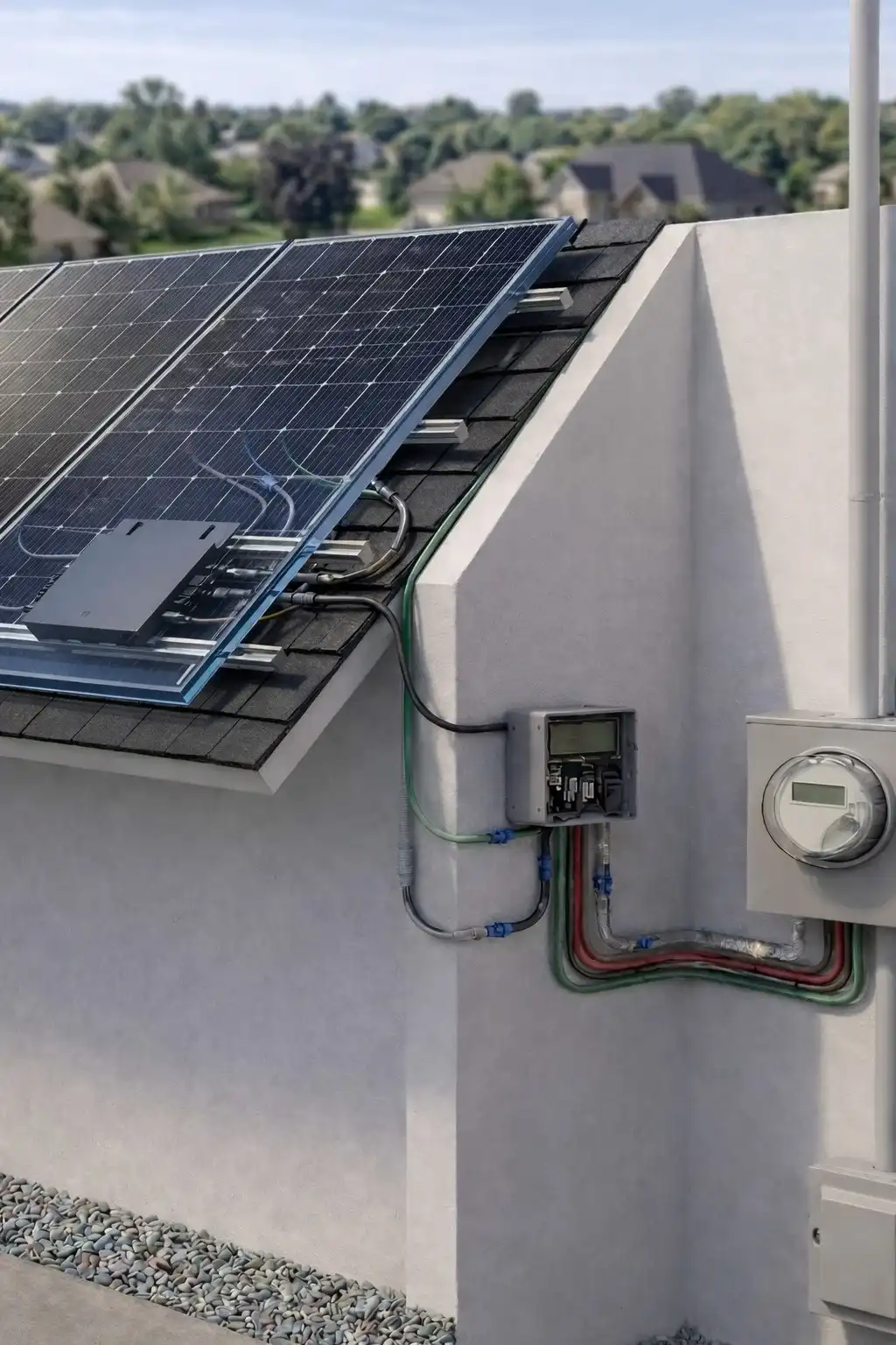 Esquema de paneles solares interconectados a CFE en Veracruz para reducir recibo de luz